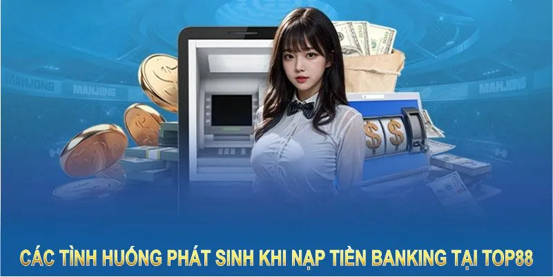 Học cách xử lý các tình huống phát sinh khi nạp tiền qua Banking tại Top88